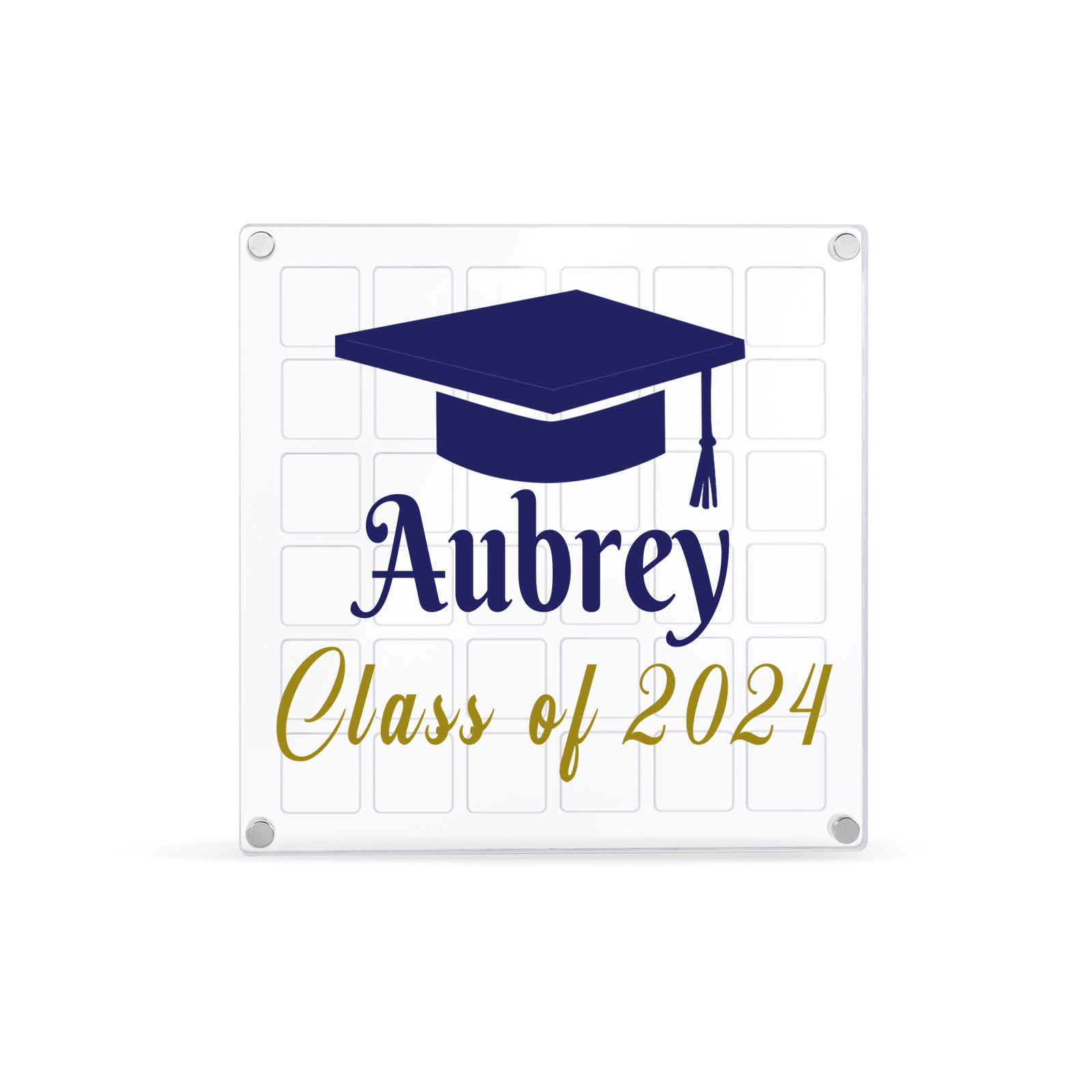 Personalised Acrylic Graduation Gift, Customized Name and Text Acrylic Ornament Gift For Her/Him