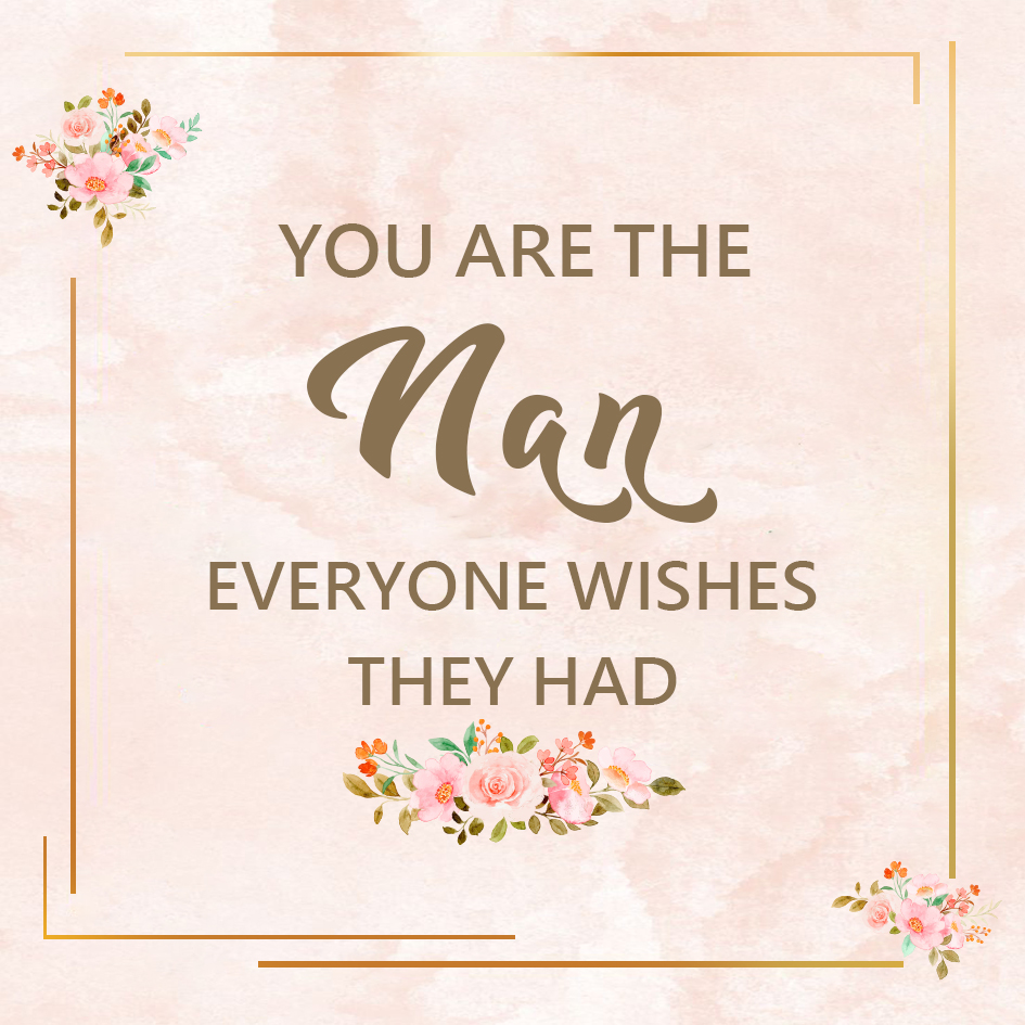 Nan Warm Gift Card, Special Card for Nan-You Are The Nan Everyone Wishes They Had | Jessemade