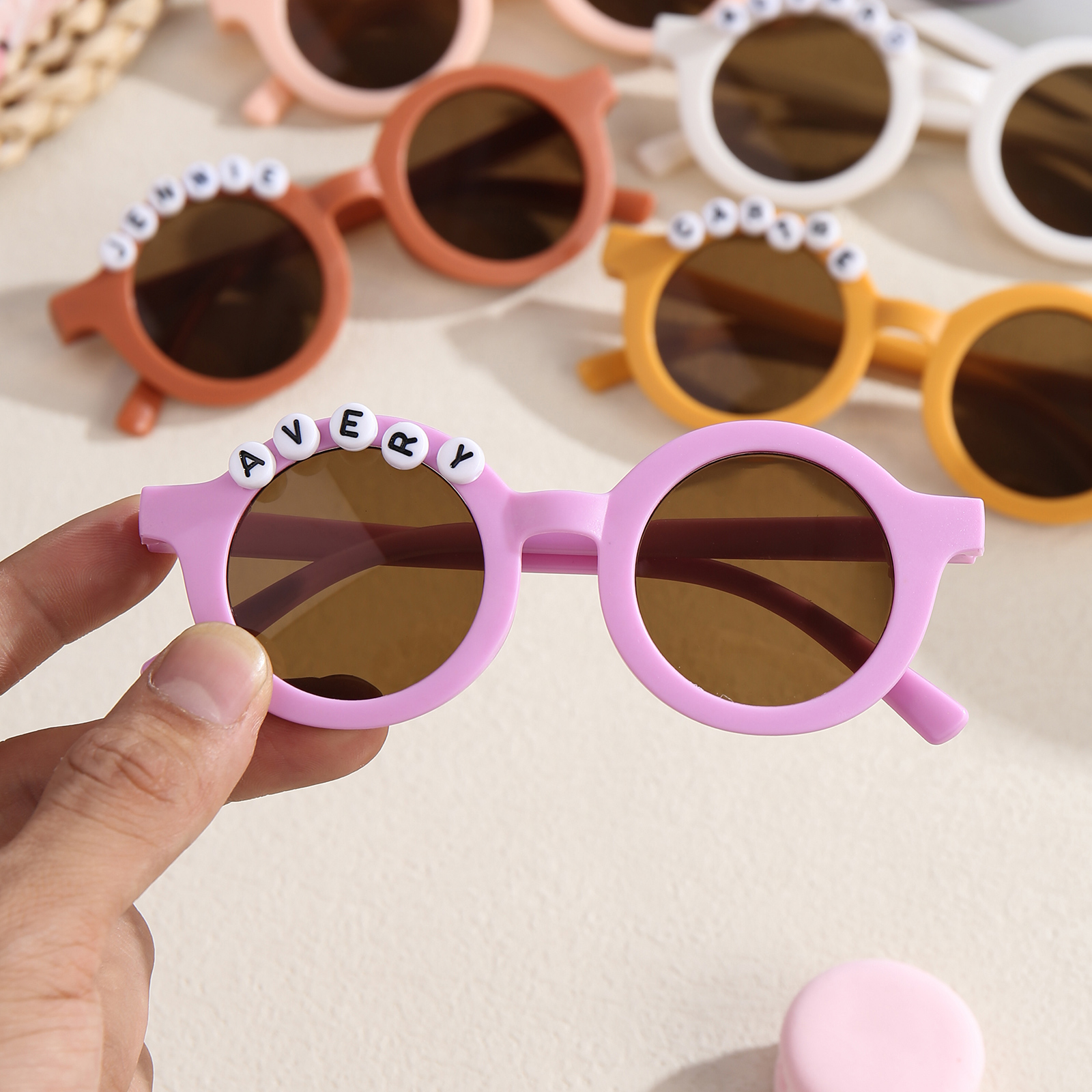 Sunglasses Personalised First 1 Name Gift for Children