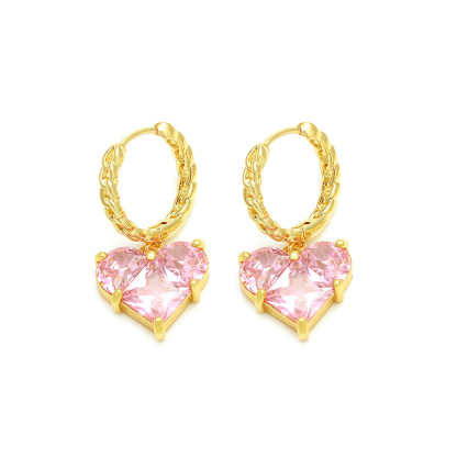 Heart and Pearl Earrings for Women