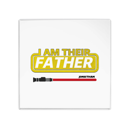 1 Name - Personalised Gun Pattern Family Acrylic Keepsake Customized Name Acrylic Home Decor Gift for Dad