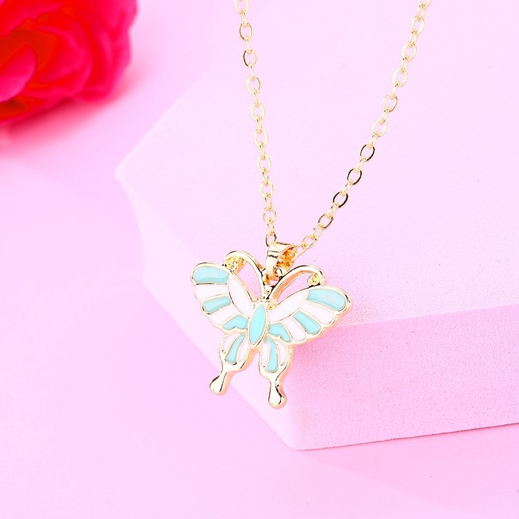 Beautiful Butterfly Necklace Back To School Gift For Daughter