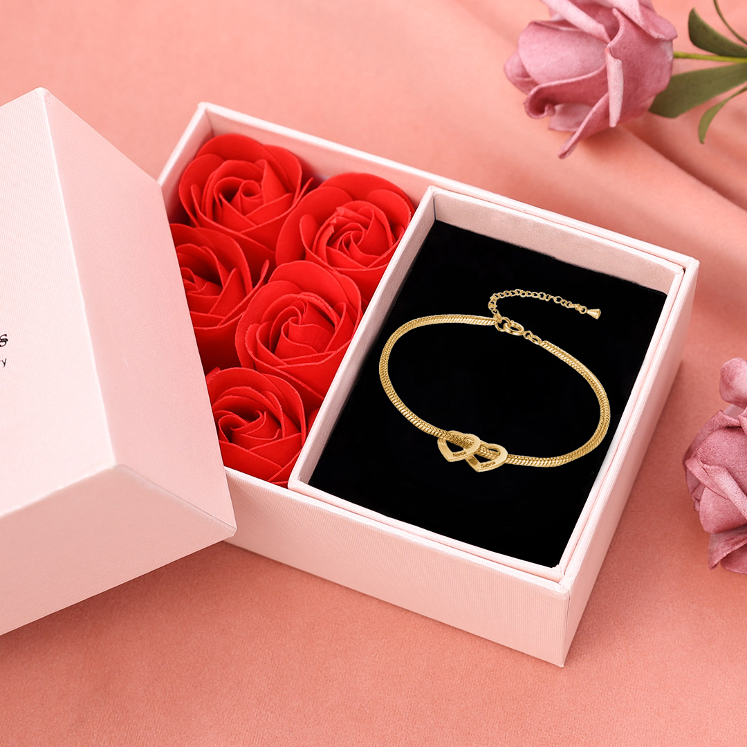 Personalised 2-5 Names Adjustable Anklet For Women