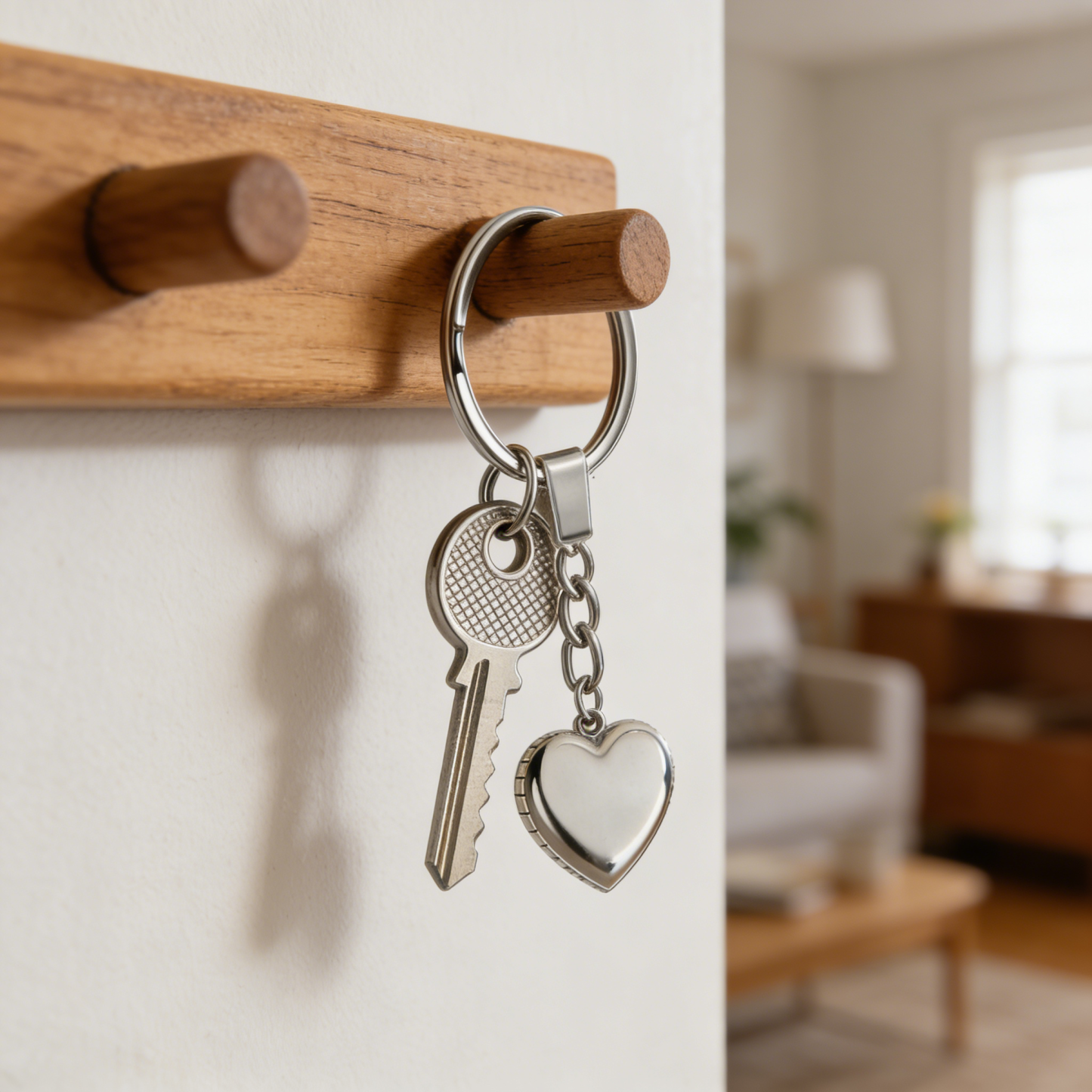 Personalised Photo Keyring Custom 2 Photos Gifts For Him