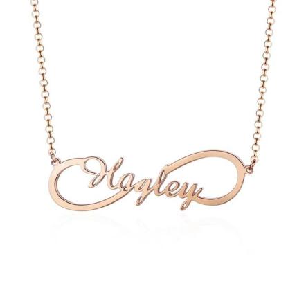 Infinity Name Necklaces Personalized Tiny Name Necklace Great Present For You