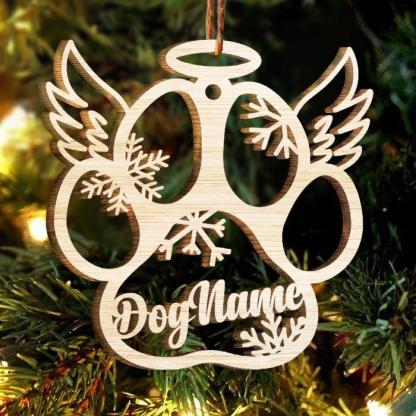 Personalised Pet Gift Custom Paw Ornament Christmas Gift For Family