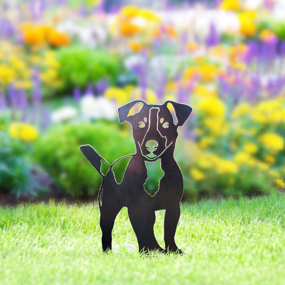 Jack Russell Terrier on sale Metal Dog Silhouette