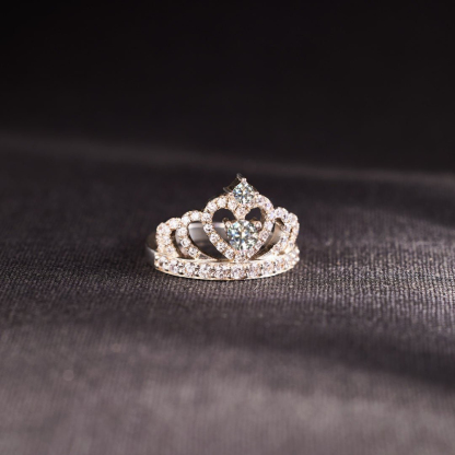 Dad To Daughter, No matter how much you grow up, Princess Crown Ring With Card, Gifts For Her