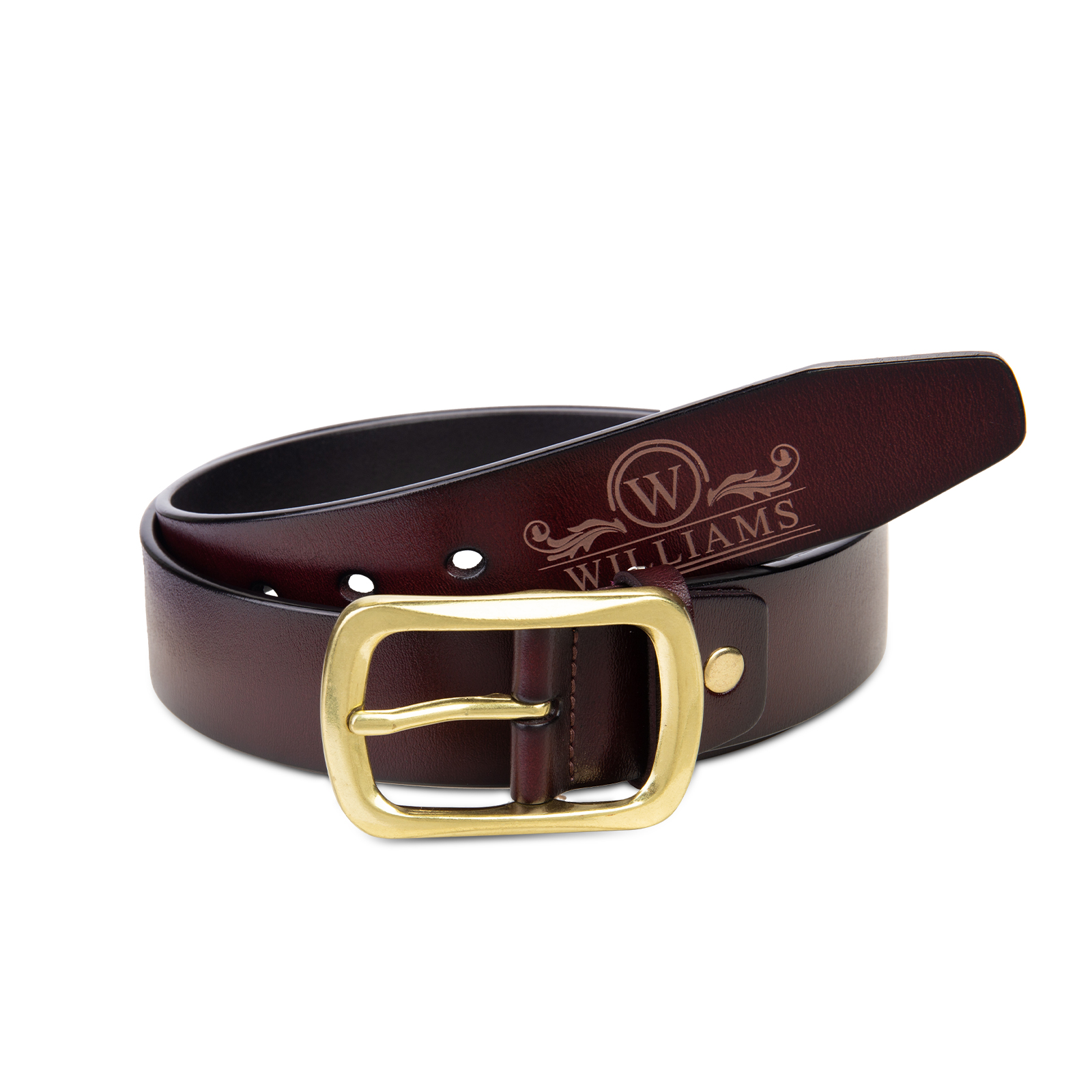 Father s Day Gifts Customized Genuine Leather Belt Engraved Names Men s Belt for Him Jessemade UK