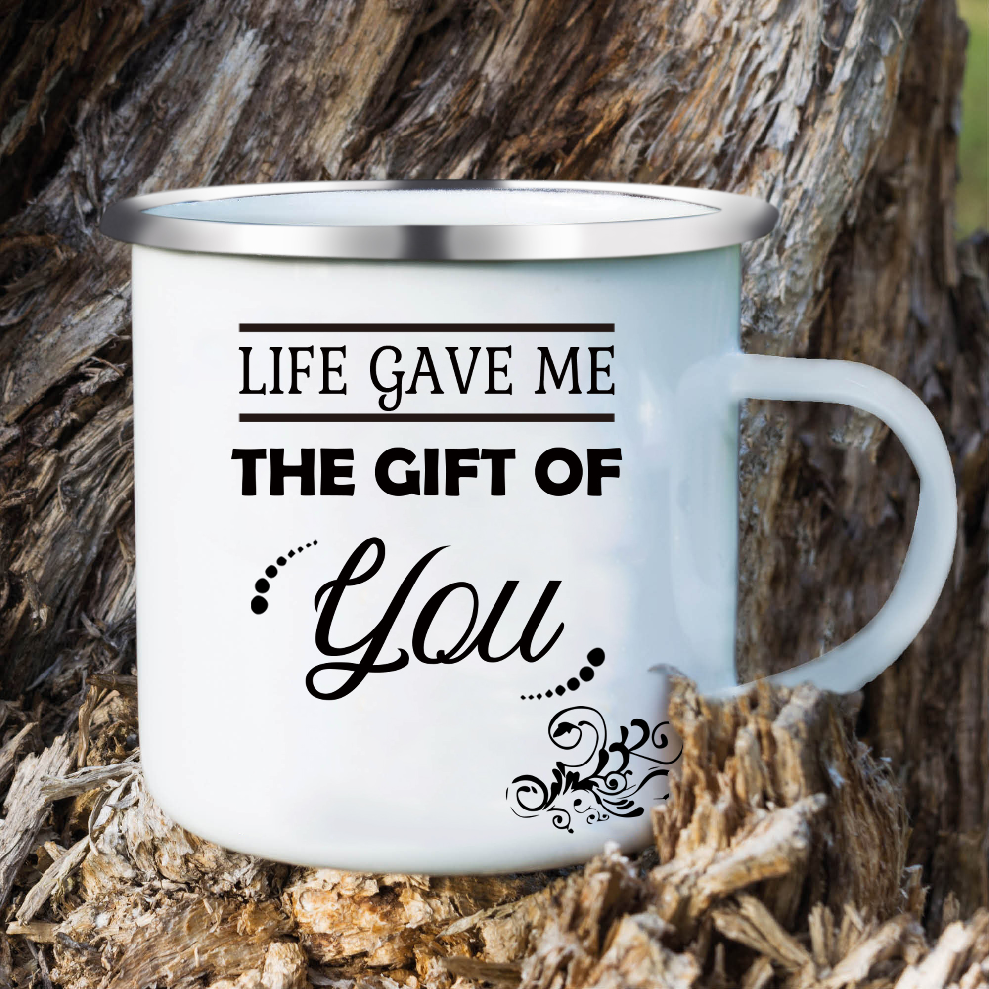 To My Bonus Daughter Mug Set With Gift Box Christmas Birthday Gift Ceramic Coffee Mug for Daughter