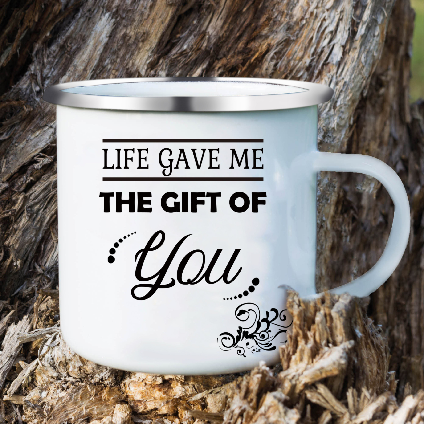 To My Bonus Daughter Mug Set With Gift Box Christmas Birthday Gift Ceramic Coffee Mug for Daughter