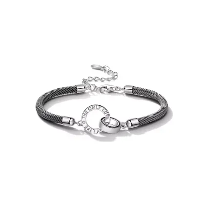 Personalized Couple Bracelets Custom Names Matching Bracelet Love Gifts