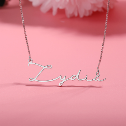 Personalised Necklace Custom 1 Name Necklace Gift For Her