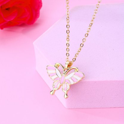 Beautiful Butterfly Necklace Back To School Gift For Daughter