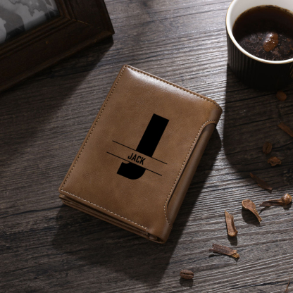 Personalised Husband & Dad Wallet with 1-8 Custom Names | Jessemade