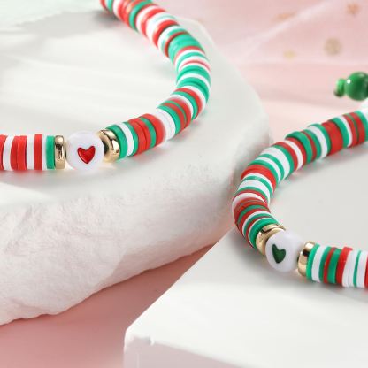 2 PCS Natural Stone Bracelets With Card Back To School Season Gift For Best Friend