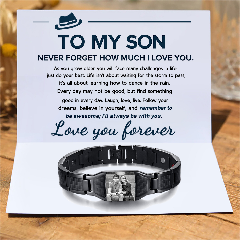 To My Son Inspirational Message Card