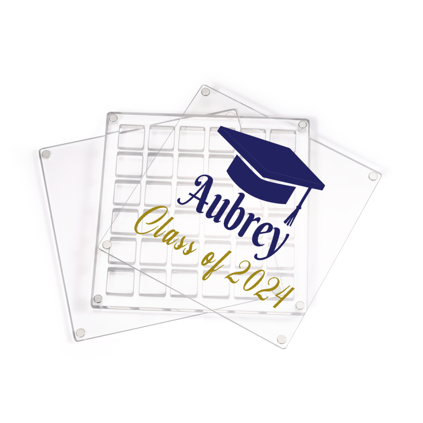 Personalised Acrylic Graduation Gift, Customized Name and Text Acrylic Ornament Gift For Her/Him