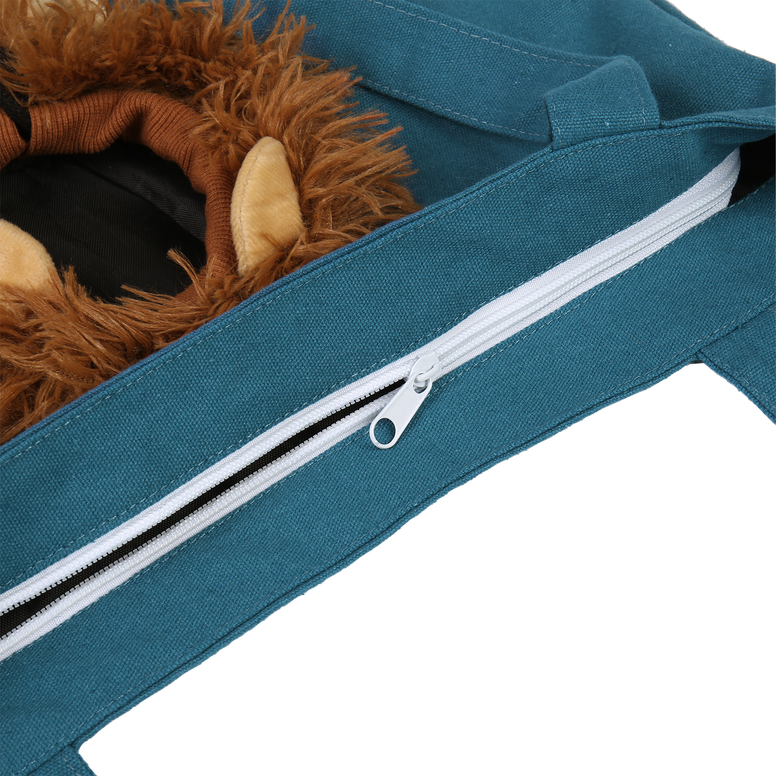 Personalised Name Cat Carrier Bag Cute Lion-Shaped Cat Carrying Bag Large Capacity Cat Canvas Tote Bag For Small Animals Dogs Cats