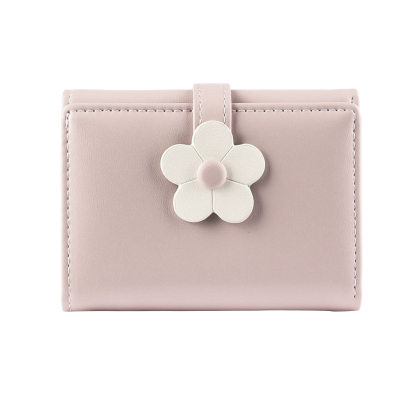 Custom Purse-Women's Personalised Photo PU Leather Flower Wallet Coin Purse Four Colors Available Gift for Her