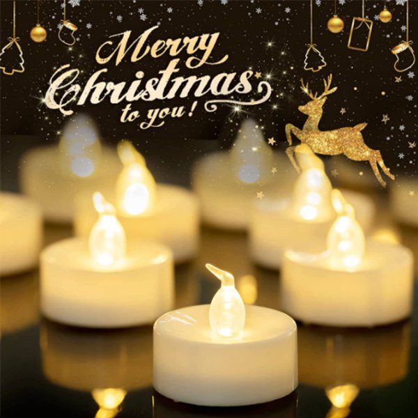 LED Tealights LED Electronic Candle-4 Pcs Or 12 Pcs