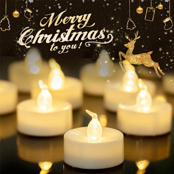 LED Tealights LED Electronic Candle-4 Pcs Or 12 Pcs