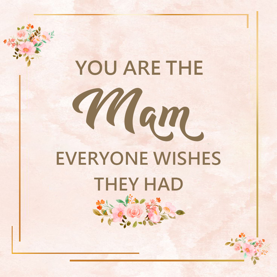 Mam Warm Gift Card, Special Card for Mam-You Are The Mam Everyone Wishes They Had | Jessemade