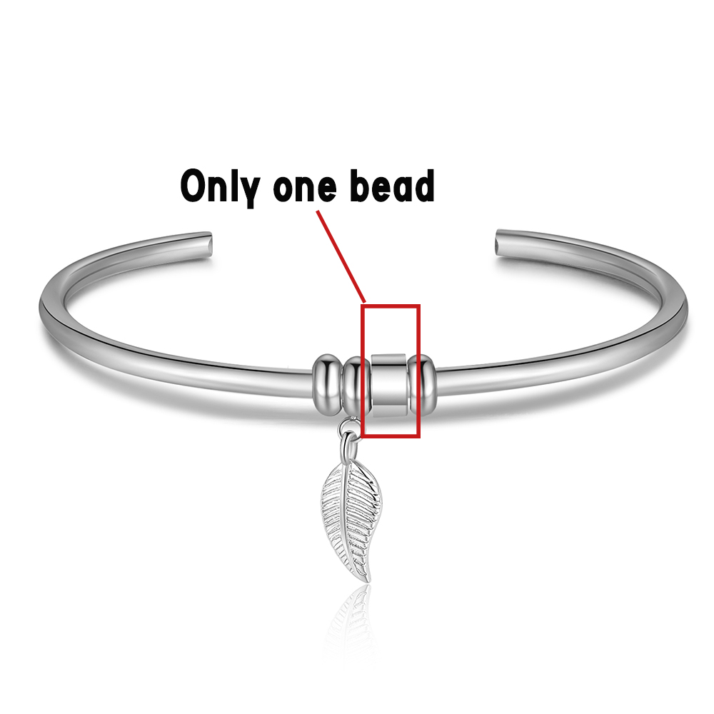 Mens Leather Bracelet Sterling Silver Leather Braided Bracelet for Men Personalized Custom Names Bracelt Gift For Him