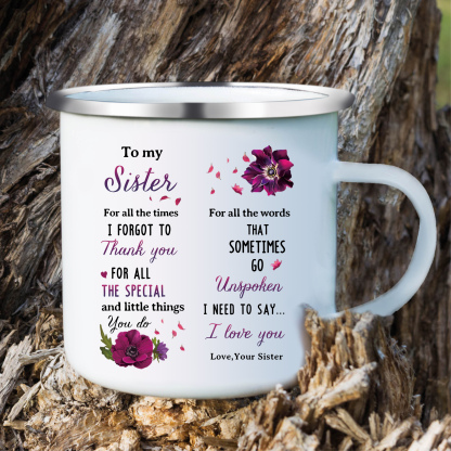 Personalised Photo Mug-Custom Set With Gift Box To My Sister Birthday Gift Ceramic Coffee Mug for Sister