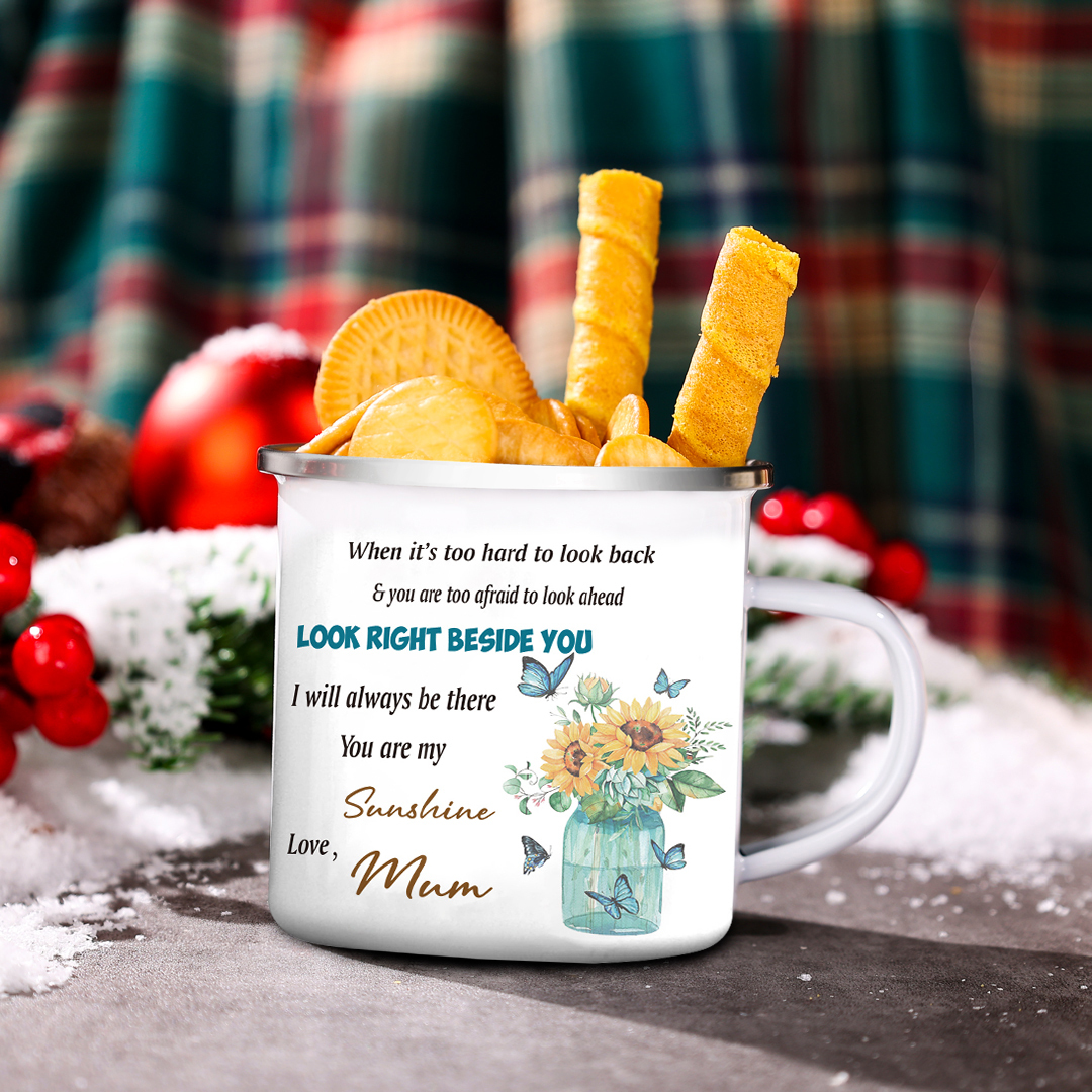 To My Daughter Mug Set With Gift Box Christmas Birthday Gift Ceramic Coffee Mug for Daughter