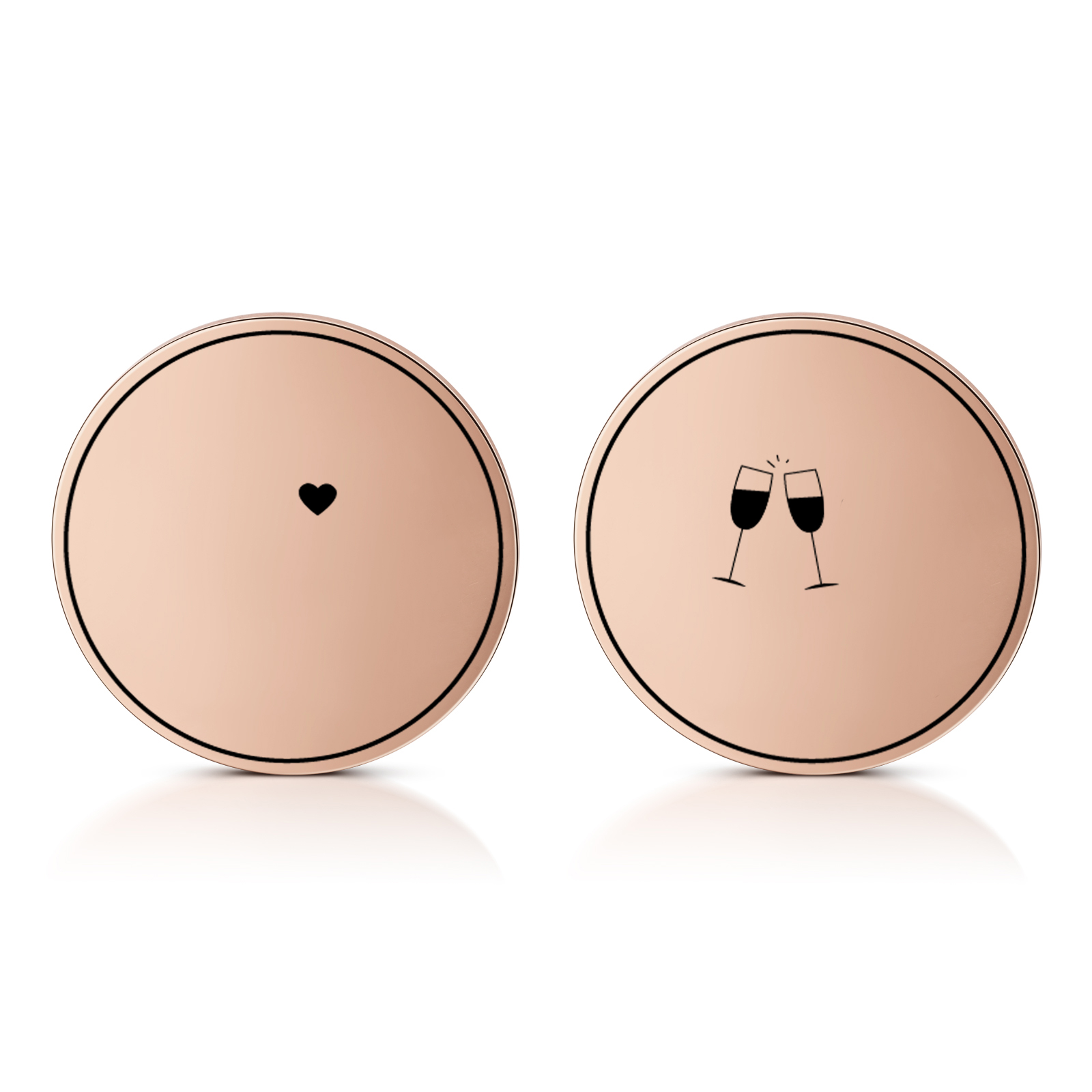 2 PCS Personalized Name Stainless Steel Commemorative Coin Custom Anniversary Special Gift