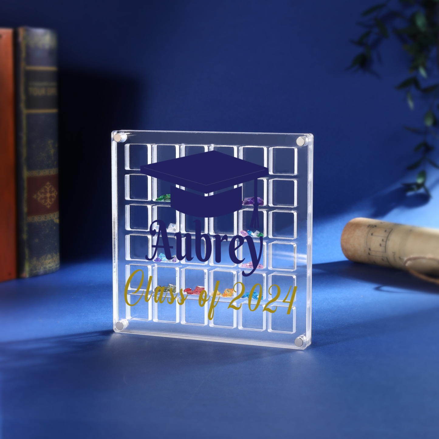 Personalised Acrylic Graduation Gift, Customized Name and Text Acrylic Ornament Gift For Her/Him