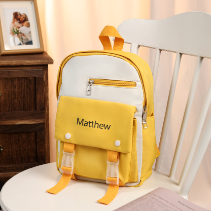 Personalised Name Cute School Bag Custom Nylon Polyester Backpack Back To School Gift for Kids