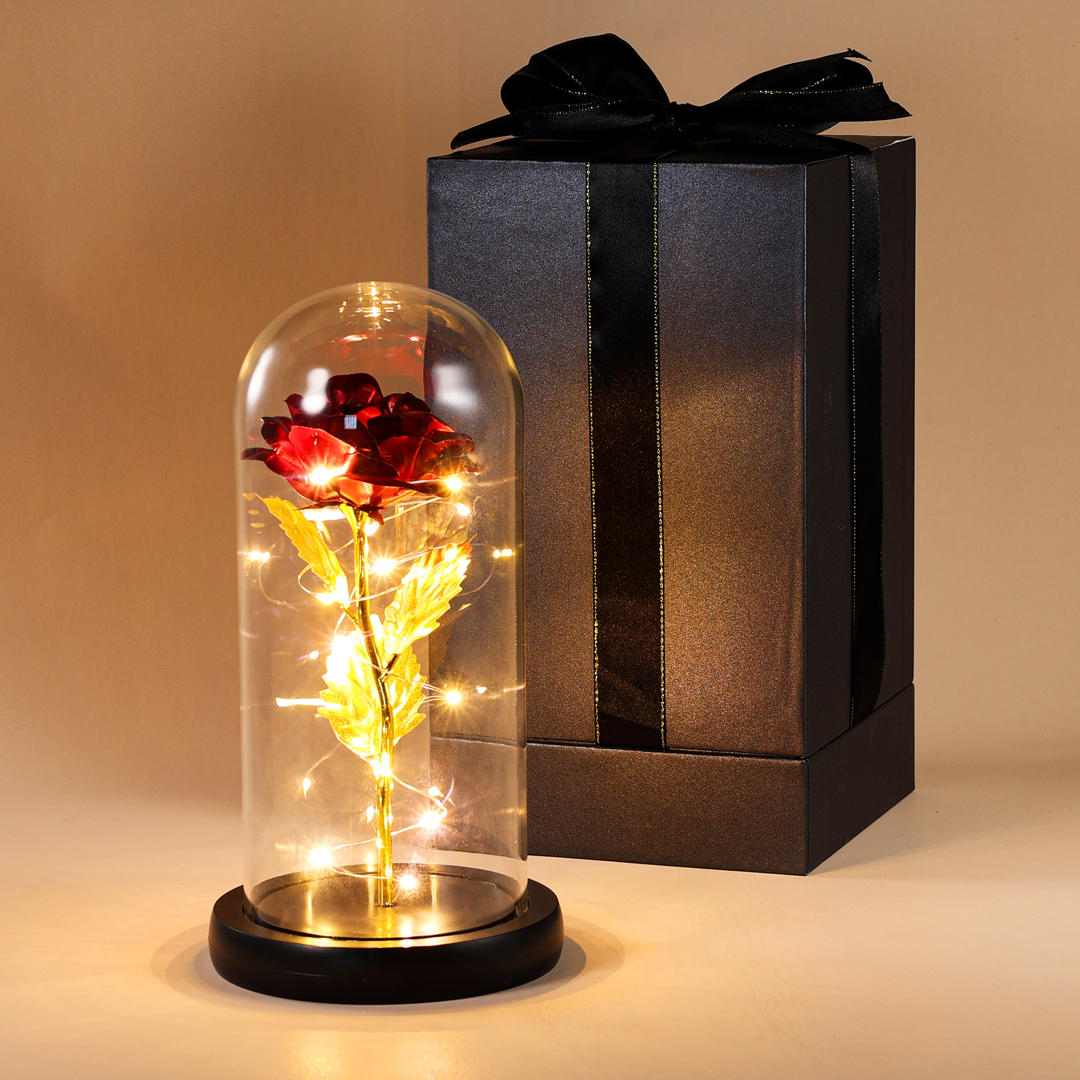 Eternal Glass Dome Rose Night Light Valentine's Day Gifts For Her