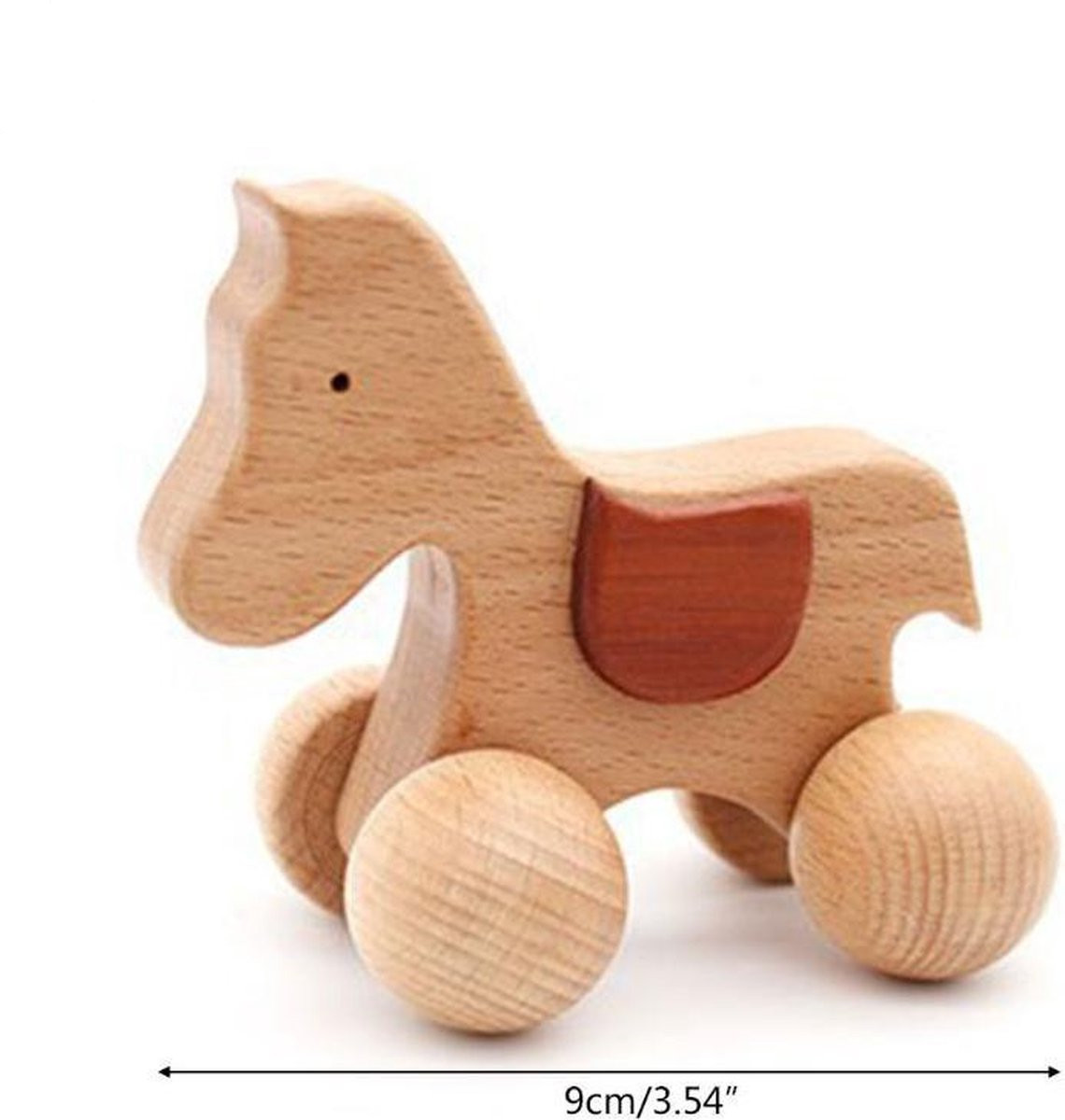 Name Personalized Small Wooden Baby Horse Custom Name For Children Jessemade UK