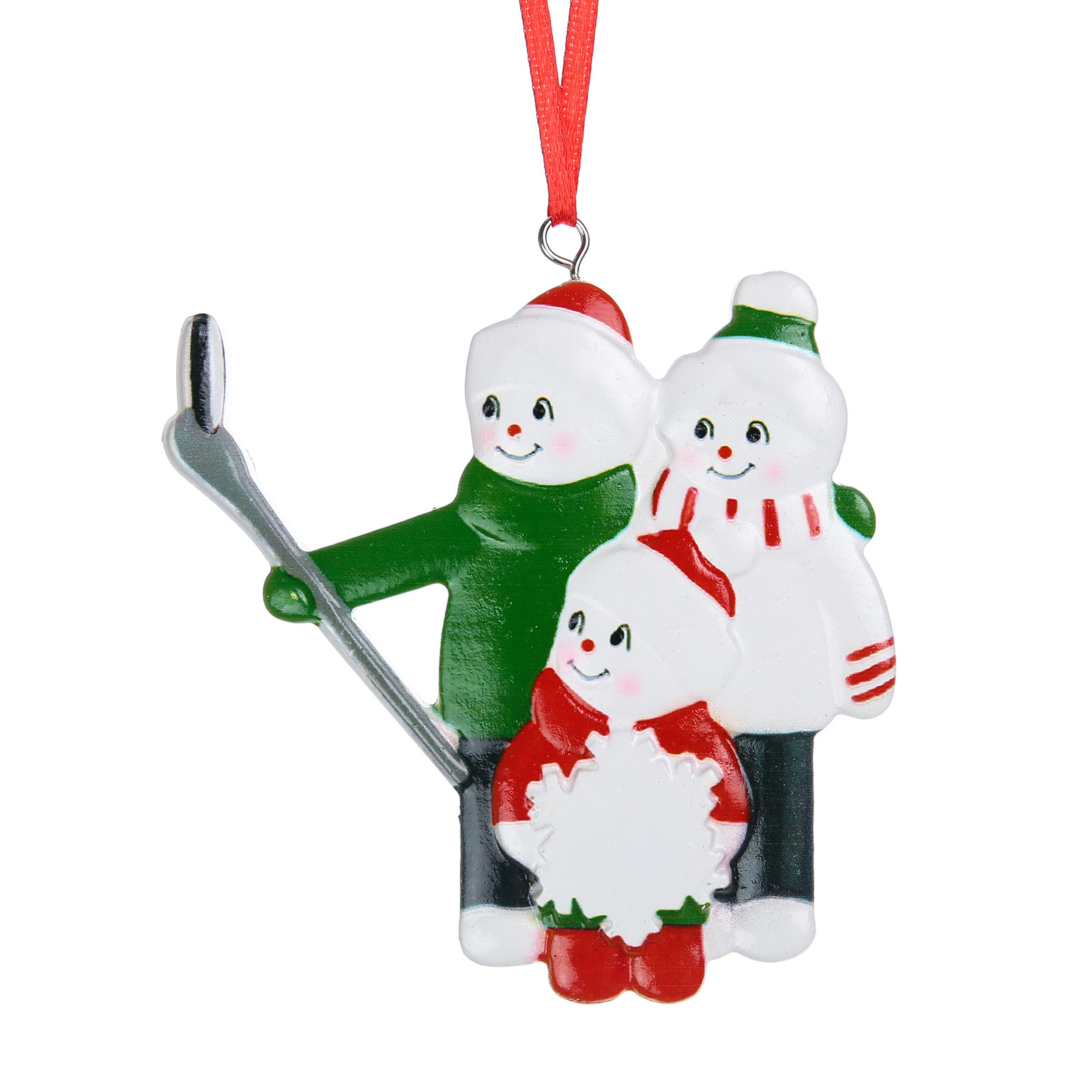 3 Names-Personalised Family Christmas Resin Hanging Ornament-Custom 3 Names Hanging Christmas Ornament Gifts For Family