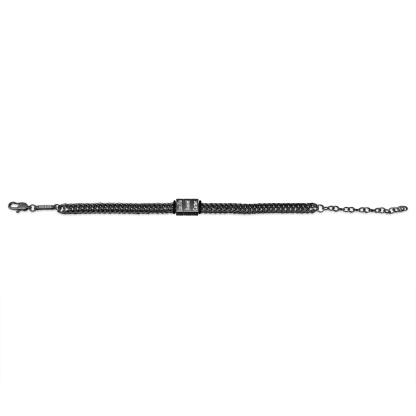 4 Names - Personalised Name Stainless Steel Men's Bracelet Great Gift for Him