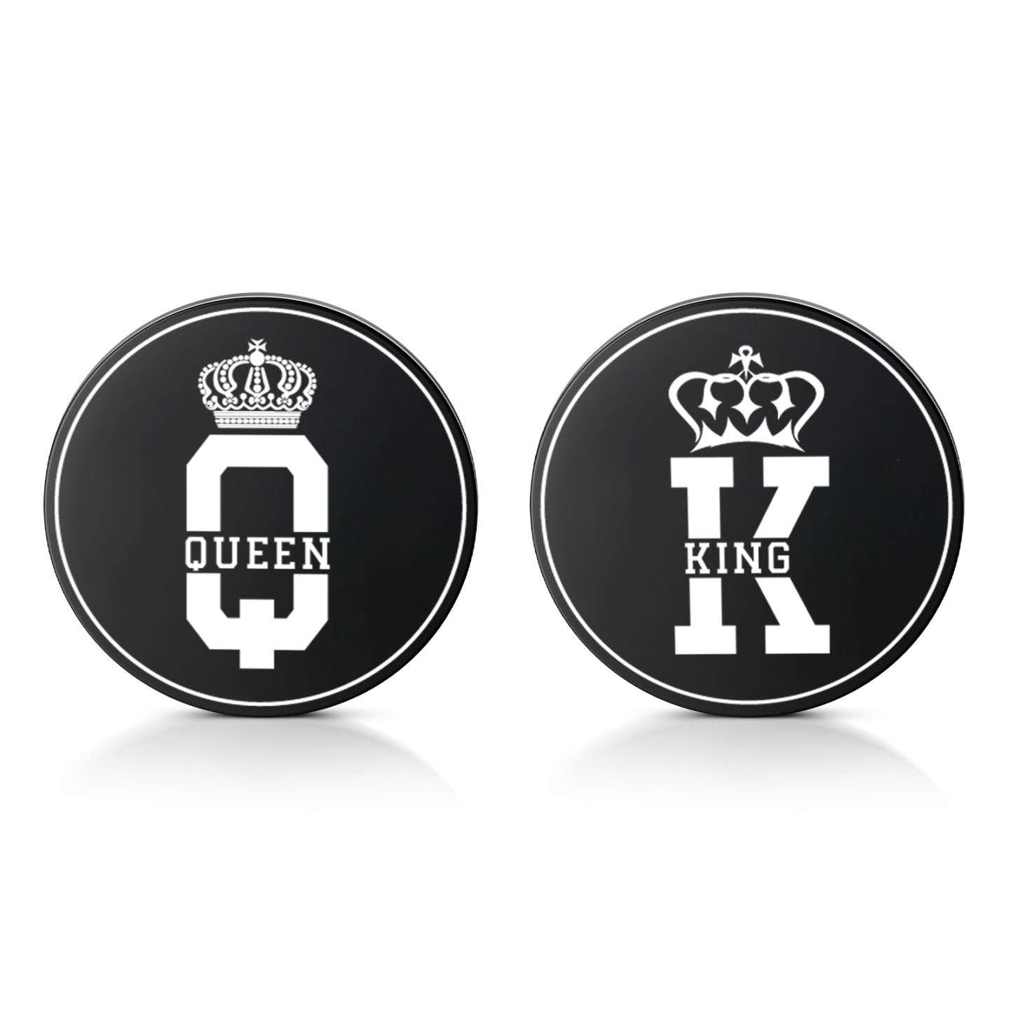 2 PCS Personalized Name Stainless Steel Couple Coin Custom Anniversary Special Gift