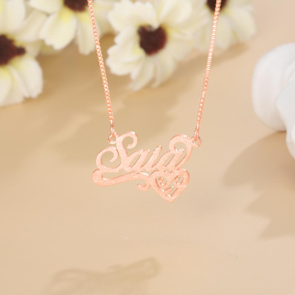 Personalised Necklace Custom 1 Name Necklace Gift For Women