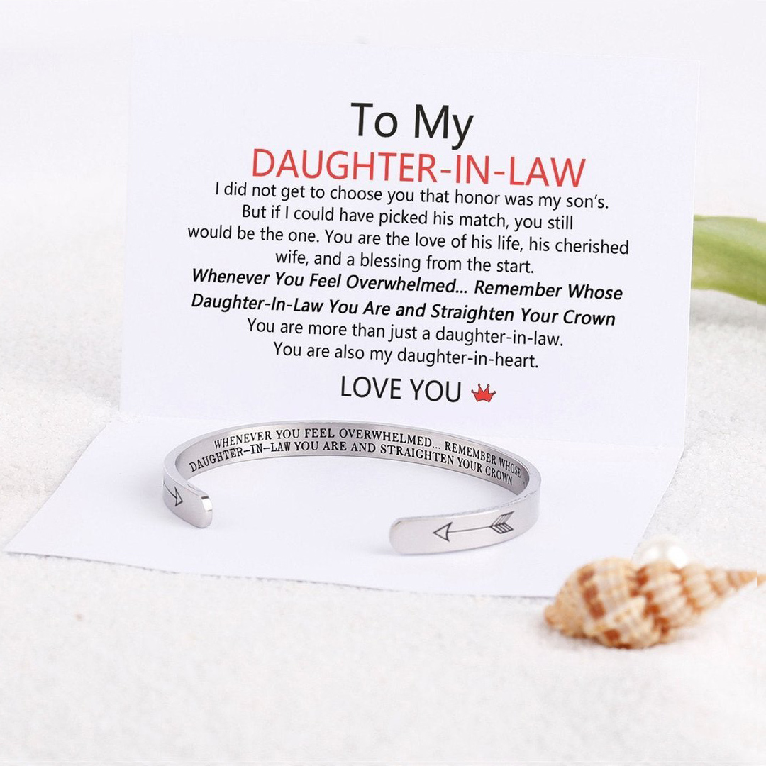 To My Granddaughter, Whenever You Feel Overwhelmed, Cuff Bangle Bracelet Gifts For Her