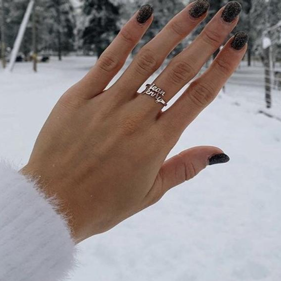 Personalized Name Ring Custom Rings with 2 Names Gifts for Mother Ring