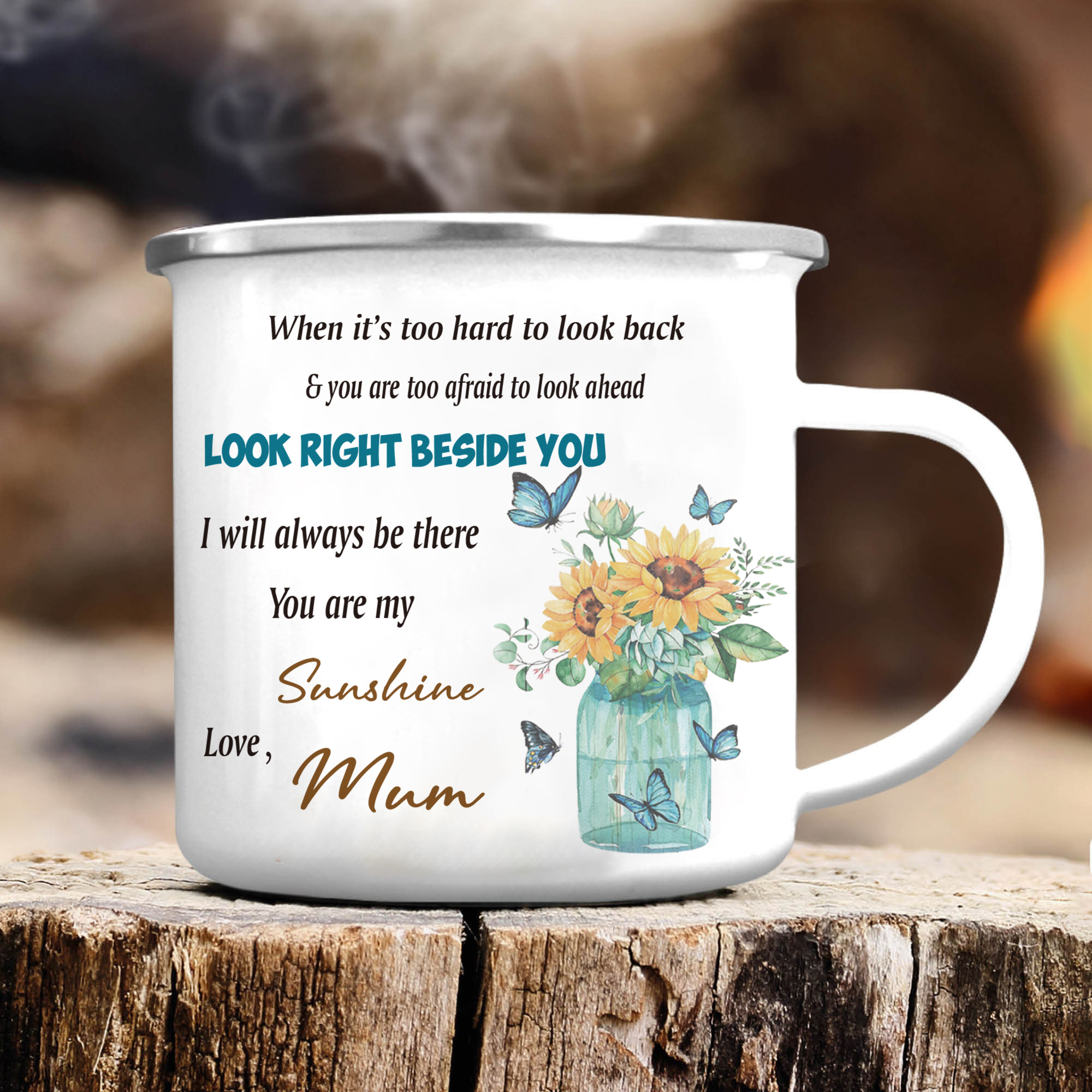 To My Daughter Mug Set With Gift Box Christmas Birthday Gift Ceramic Coffee Mug for Daughter