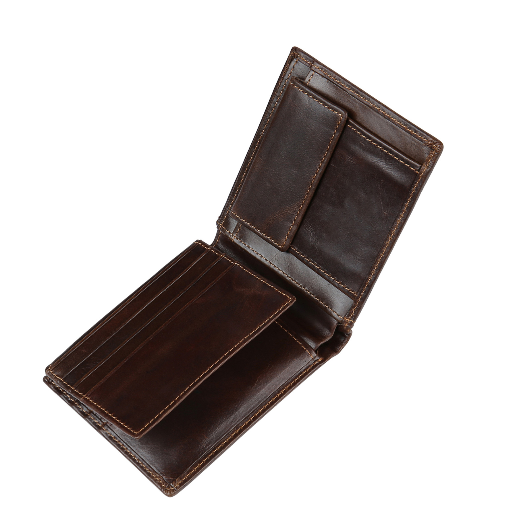 Personalised Engraved Photo Genuine Leather Wallet for Men