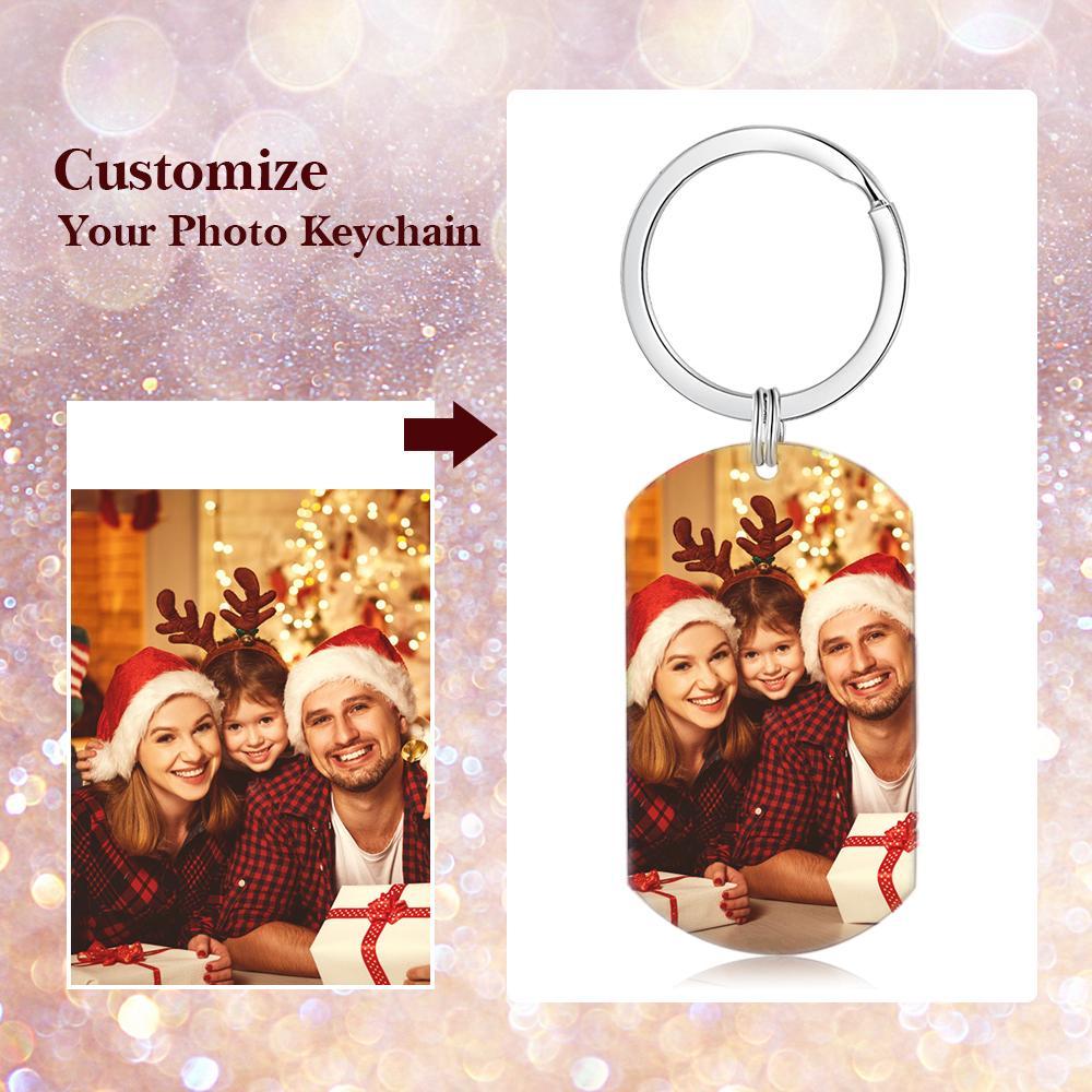 Personalized Keyring Engraved Photo Keyring Gifts For Her