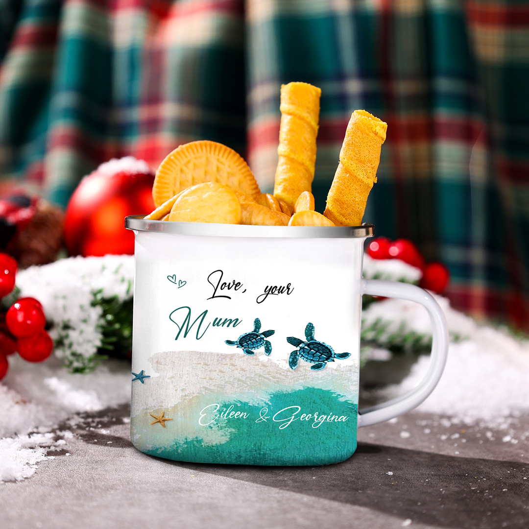 Personalised 2 Names Mug-Custom Set With Gift Box To My Daughter Christmas Birthday Gift Ceramic Coffee Mug for Family