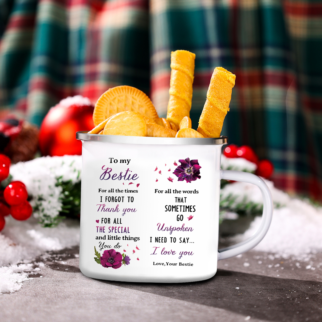 Personalised Photo Mug-Custom Set With Gift Box To My Bestie Birthday Gift Ceramic Coffee Mug for Bestie