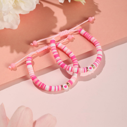 2 PCS Natural Stone Bracelets With Card Back To School Season Gift For Best Friend