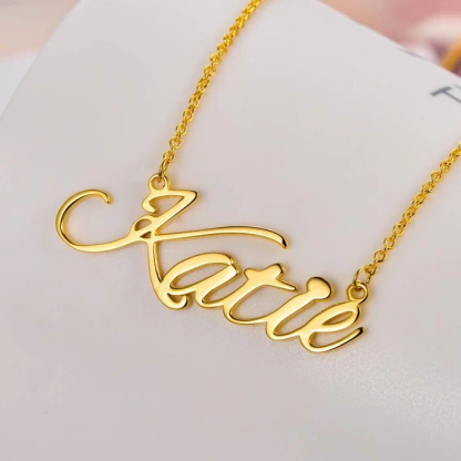 Personalised Necklace Custom 1 Name Necklace Gift For Women