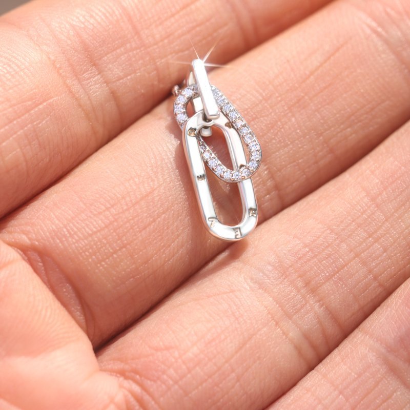 To My Bestie Forever Linked Together Necklace in Silver True Friendship Gift Set