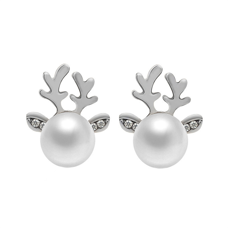 Exquisite Antlers Christmas Earrings for Woman for Girls